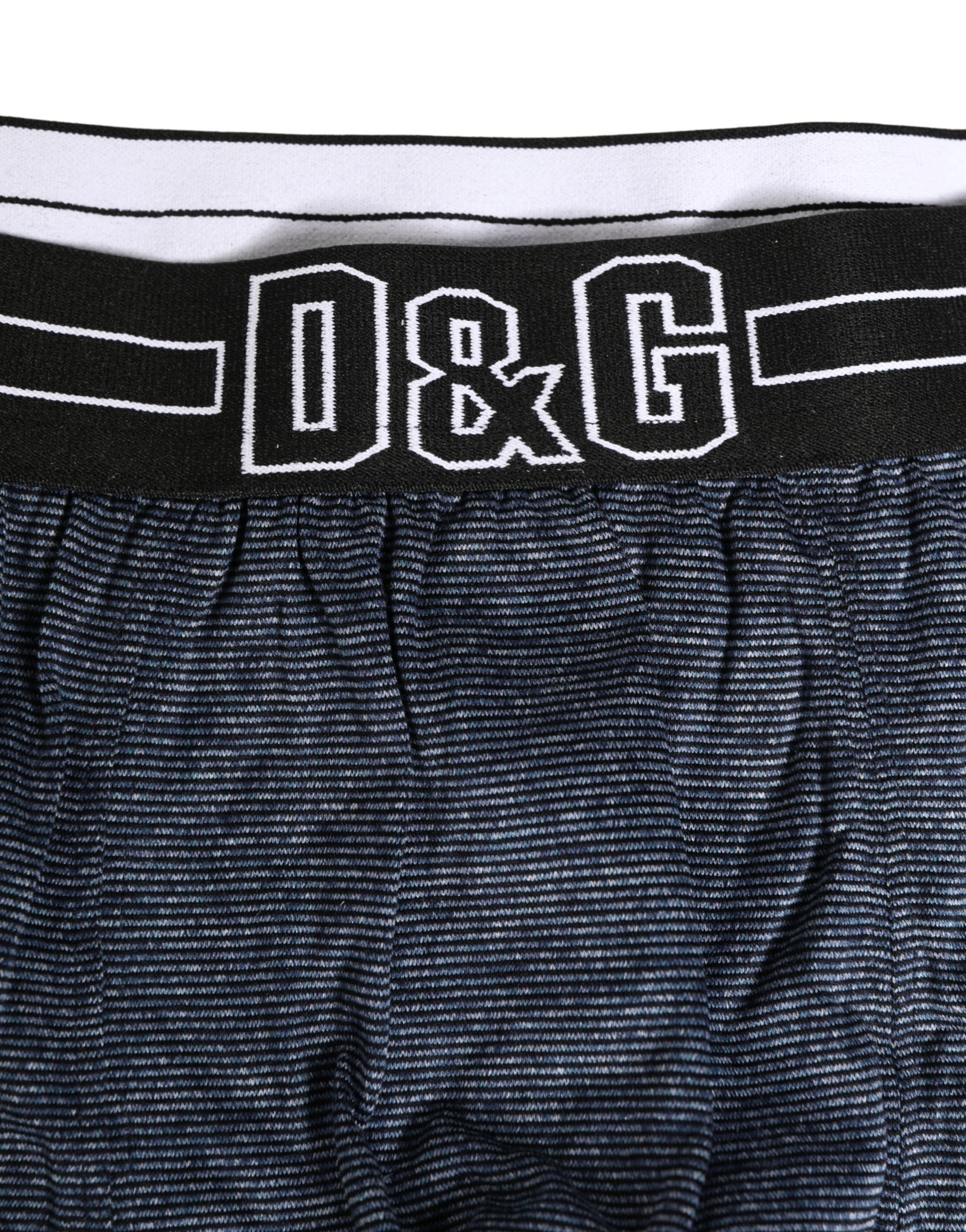 Dark Blue Logo Cotton Regular Boxer Underwear - ventzia