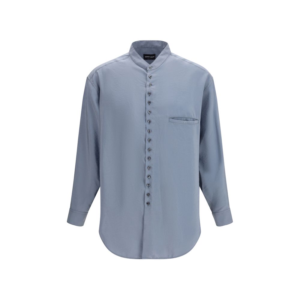 Gray Silk Shirt - ventzia