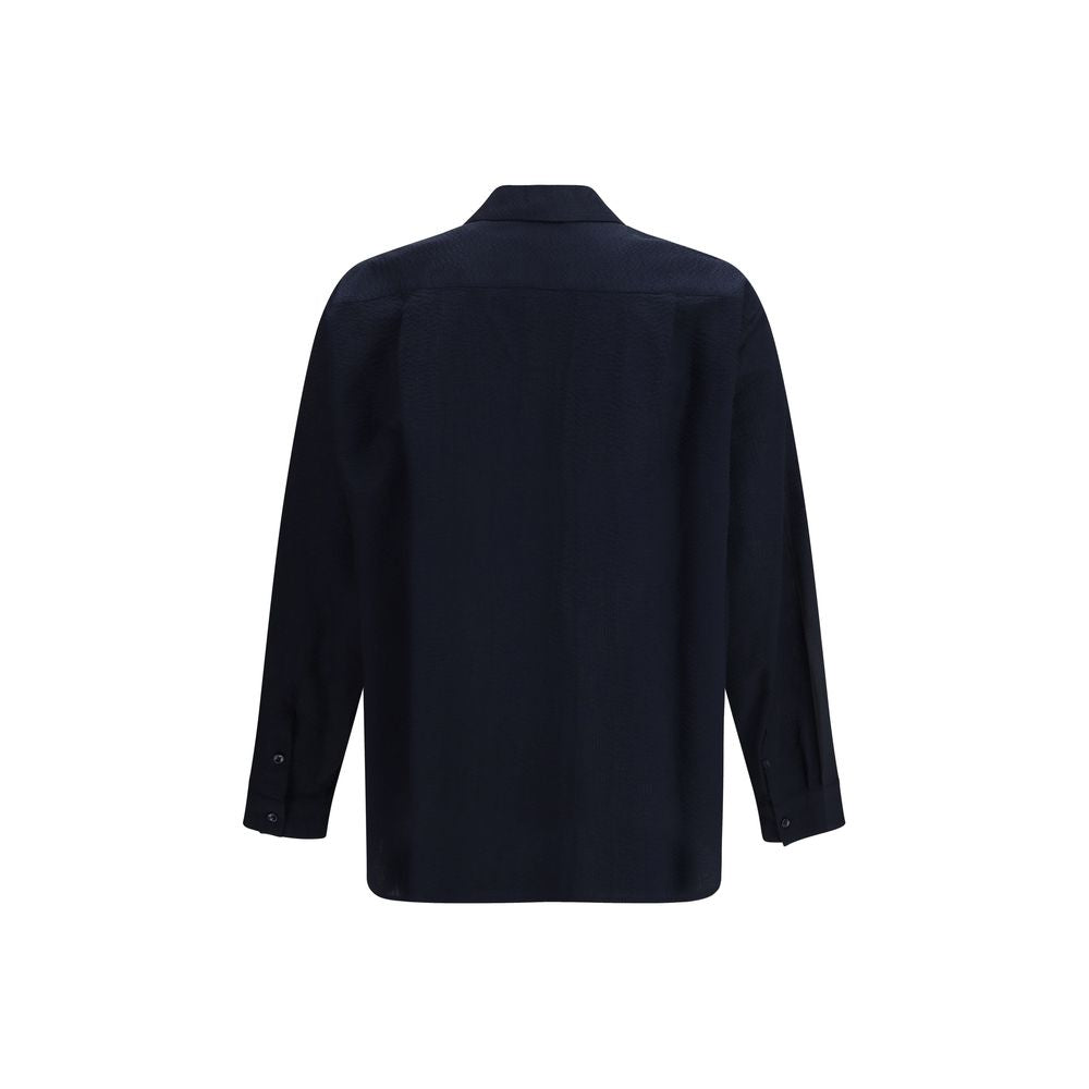 Blue Cotton Shirt - ventzia
