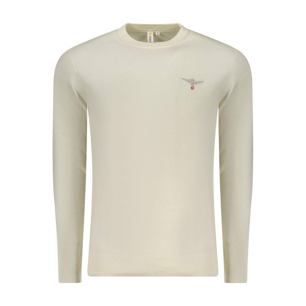 Bianco Cotton Men's Sweater - ventzia