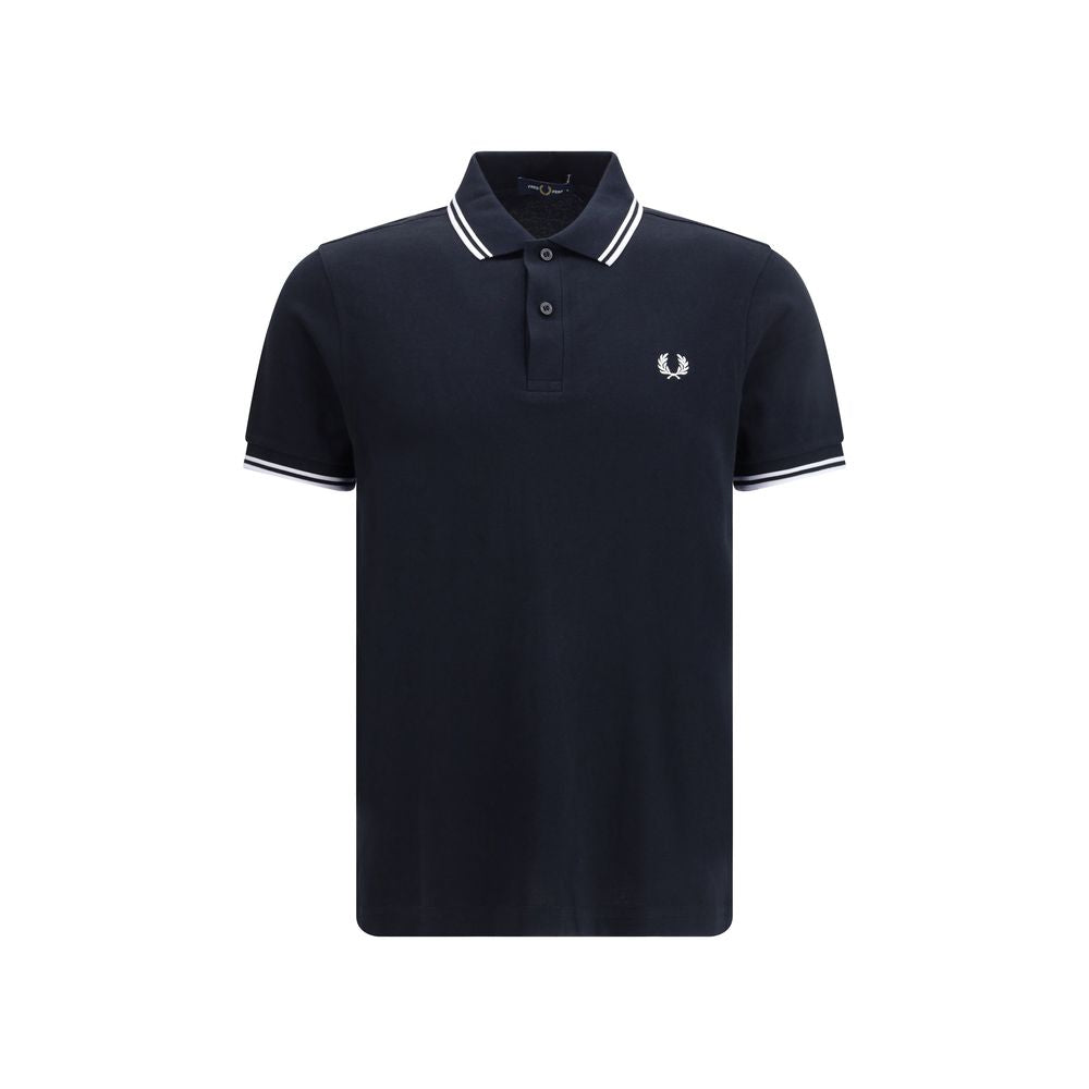 Blue Cotton Polo Shirt - ventzia