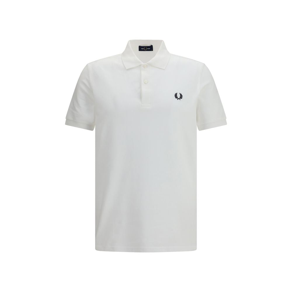 White Cotton Polo Shirt - ventzia