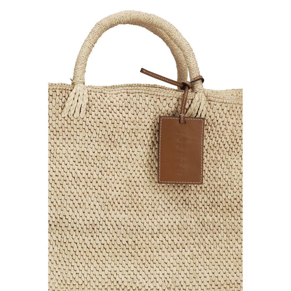 Beige Raffia Handbag - ventzia