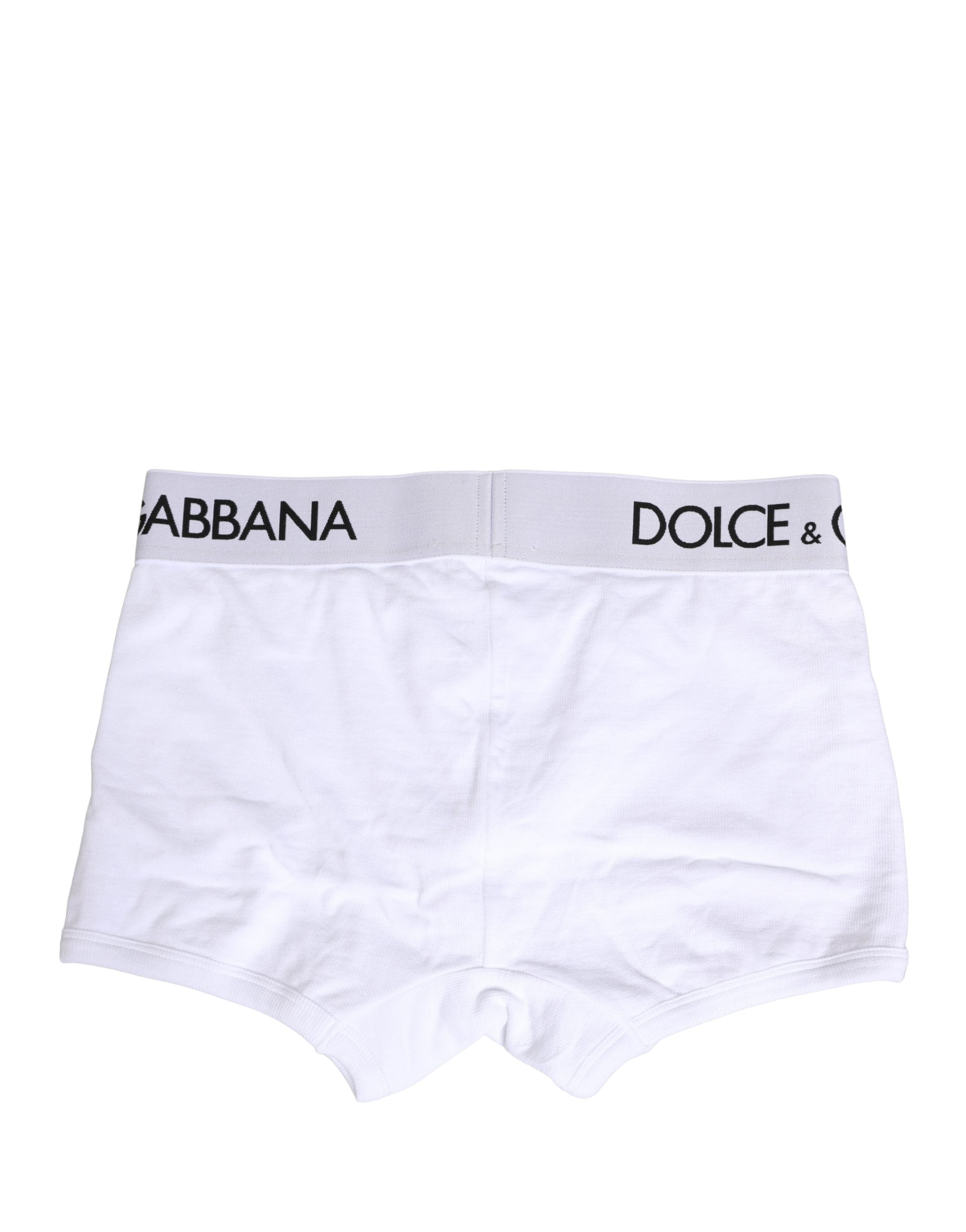 White Logo Waistband Regular Boxer Underwear - ventzia