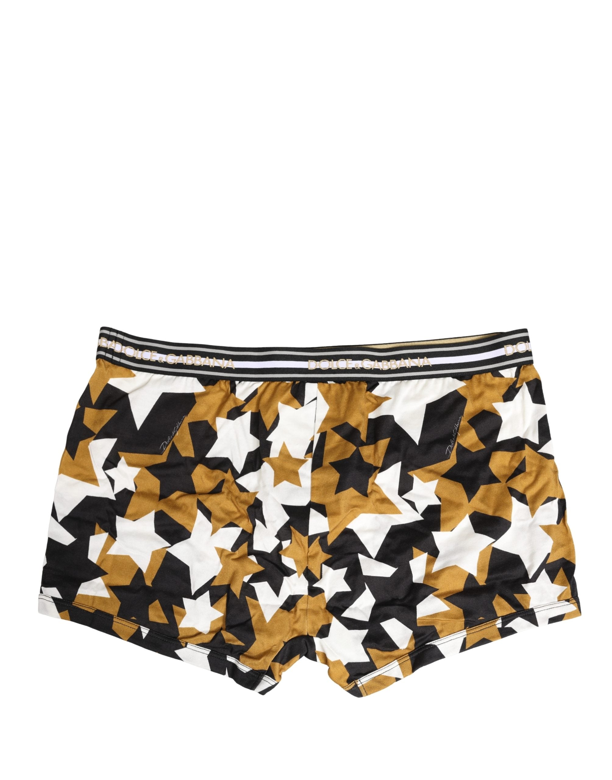 Multicolor Stars Print Regular Boxer Underwear - ventzia