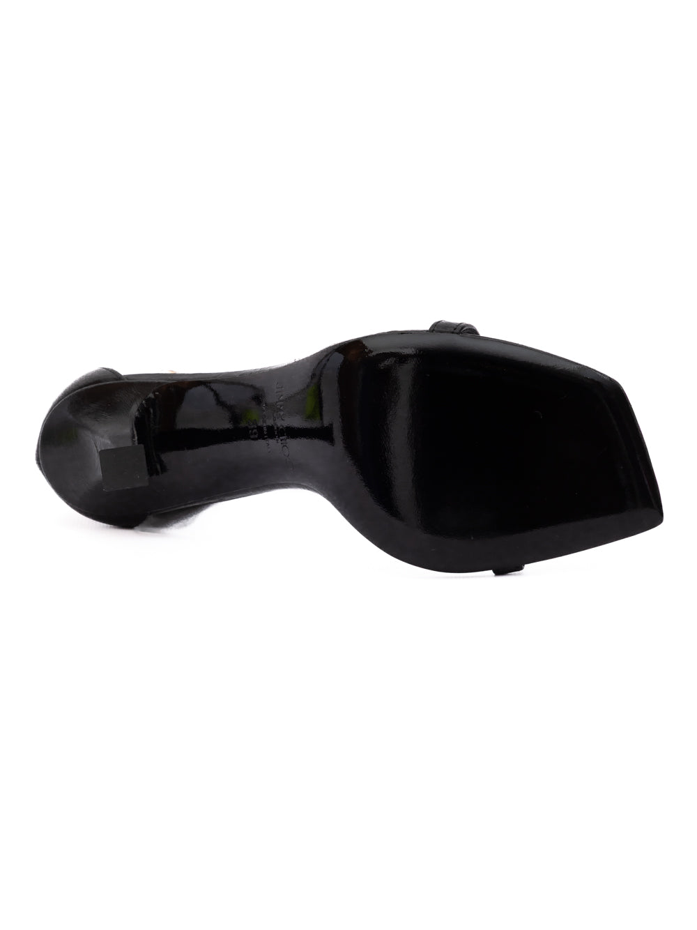 Black Leather Verity Sandals 100 - ventzia