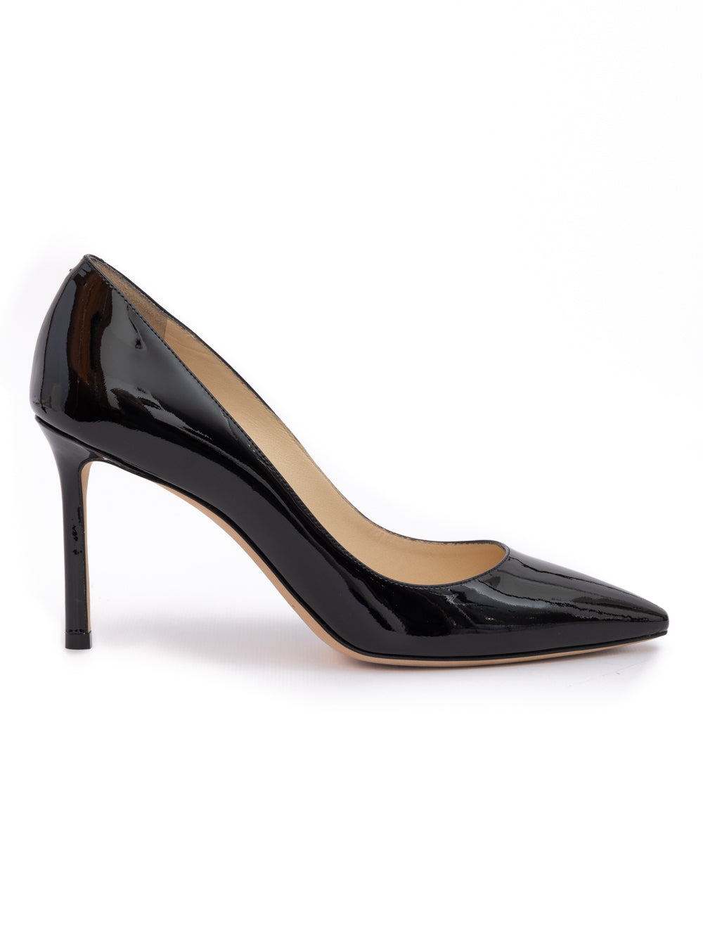 Black Patent Leather Romy 85 Pumps - ventzia