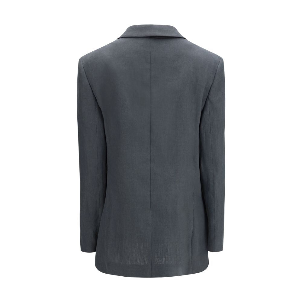 Brown Linen Jackets And Coat - ventzia