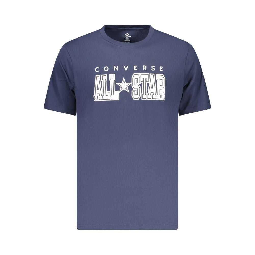 Blue Cotton Men's T-Shirt - ventzia