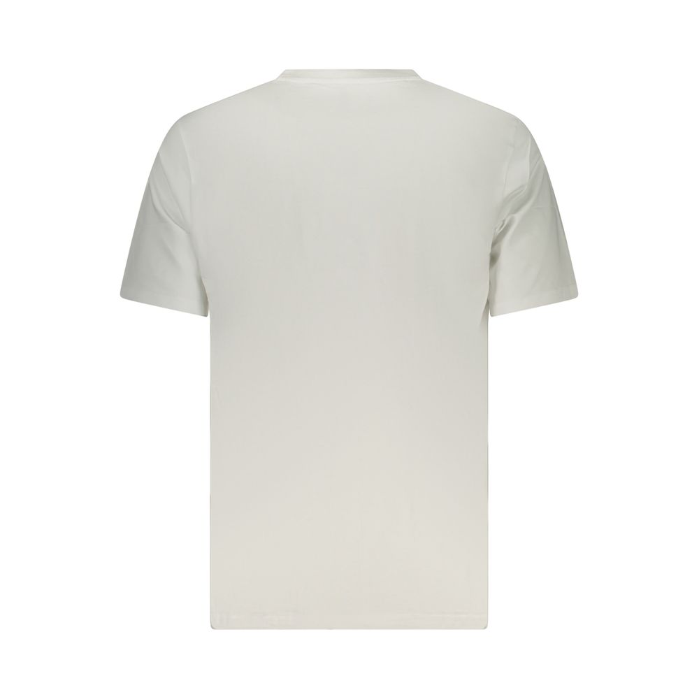 White Cotton Men T-Shirt - ventzia