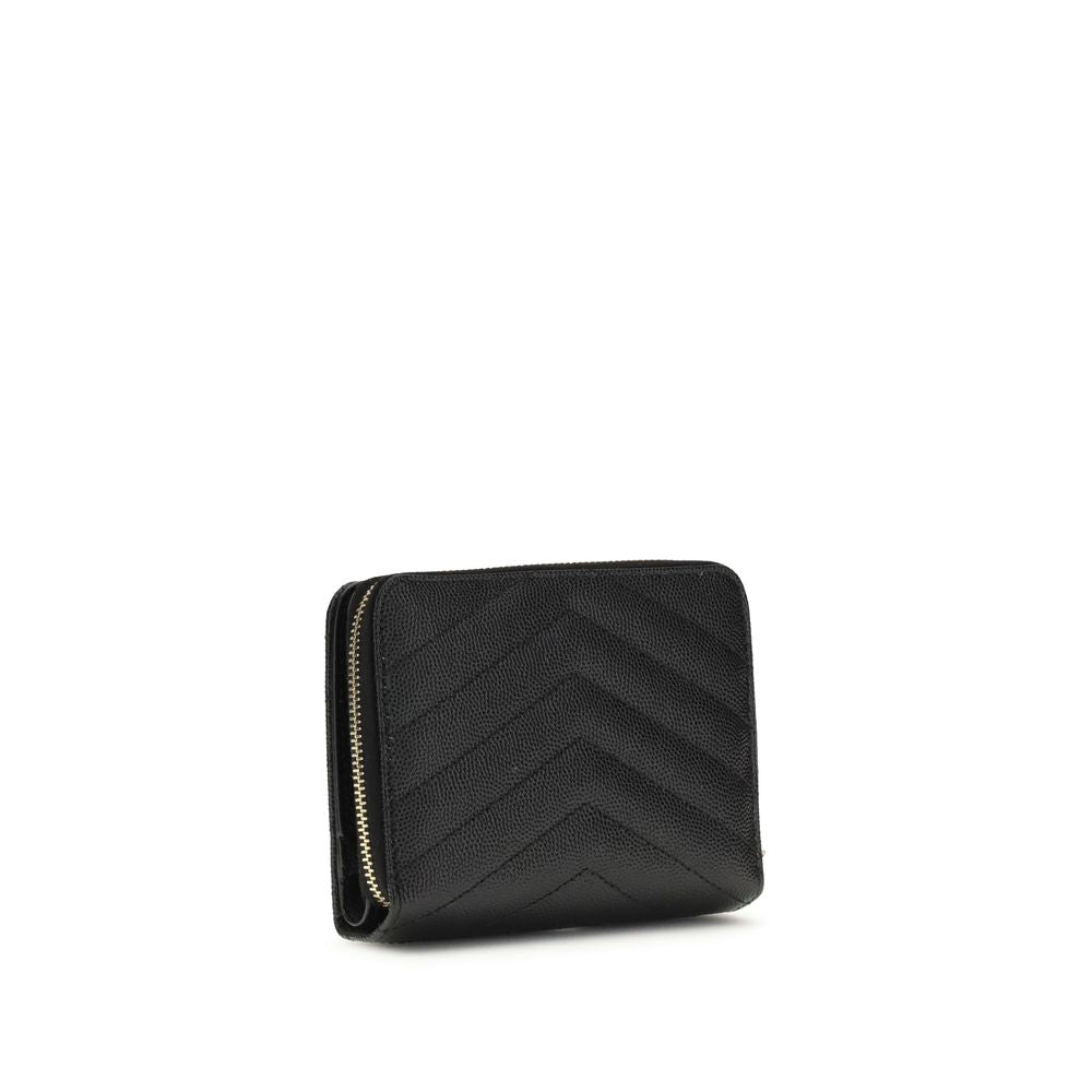 Black Calf Leather Bos Taurus Wallet - ventzia