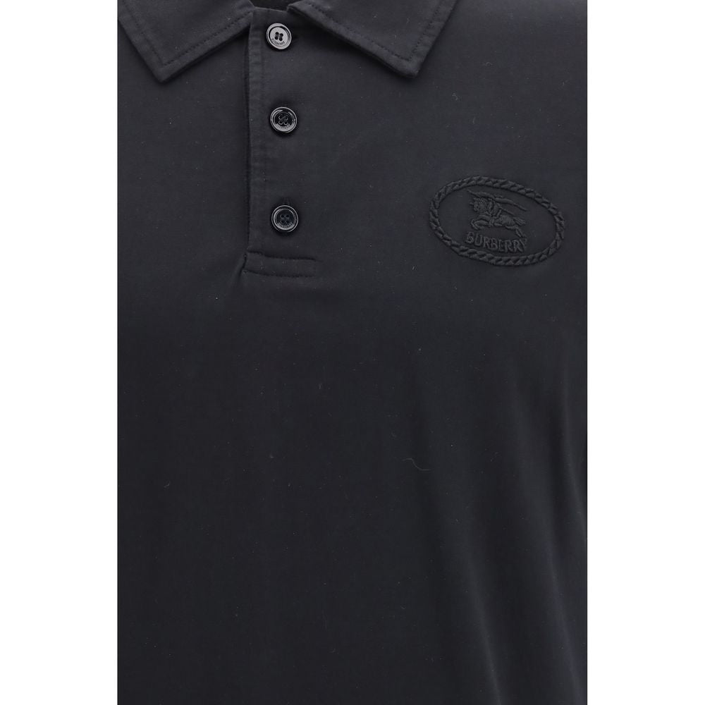 Blue Cotton Polo Shirt - ventzia