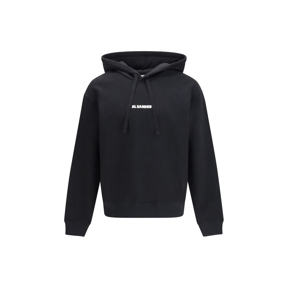 Black Cotton Sweatshirt - ventzia