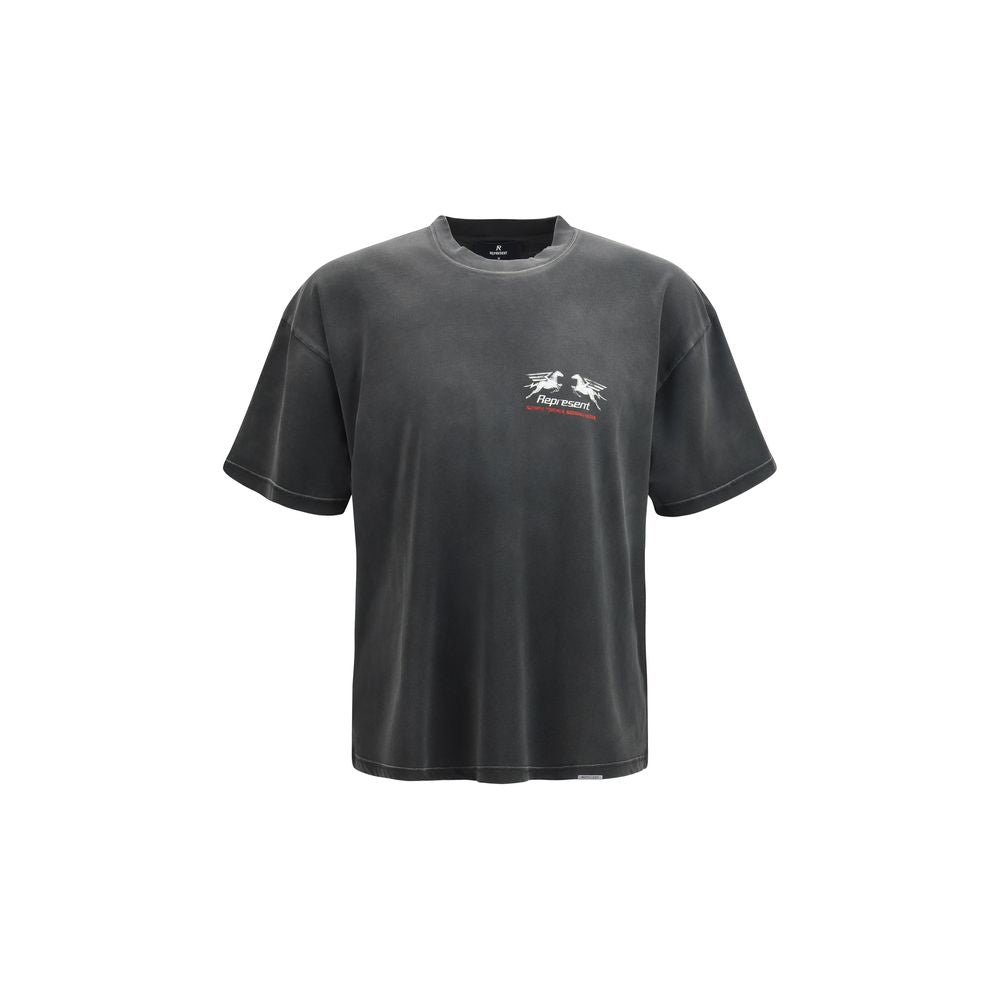 Gray Cotton T-Shirt - ventzia