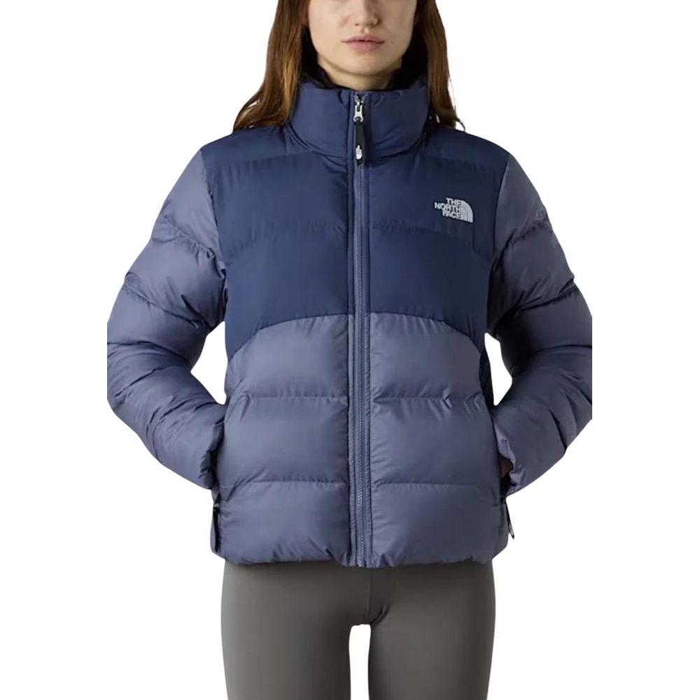 Blue Polyester Coat - ventzia