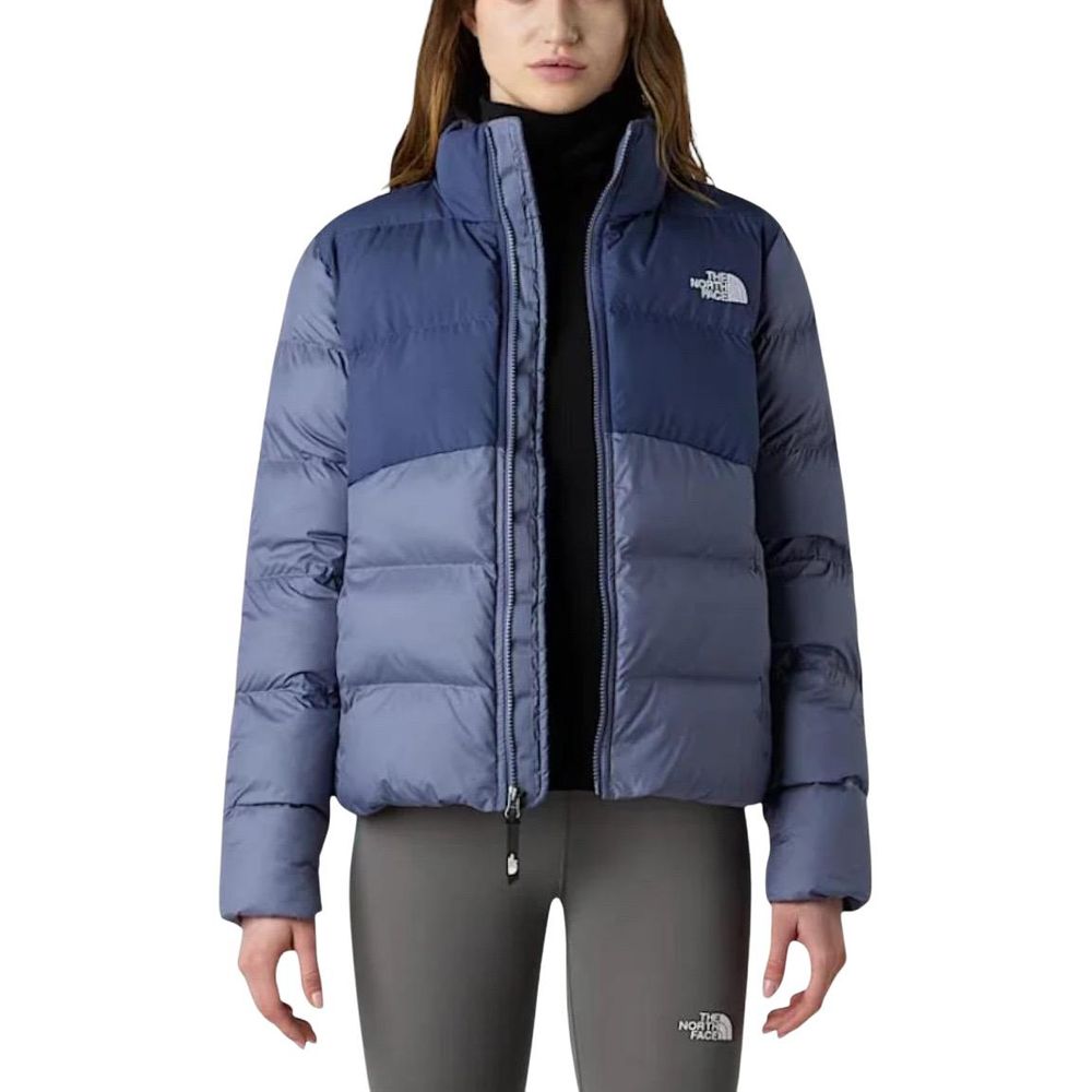 Blue Polyester Coat - ventzia