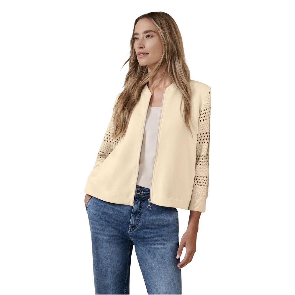 Beige Modal Sweatshirt - ventzia