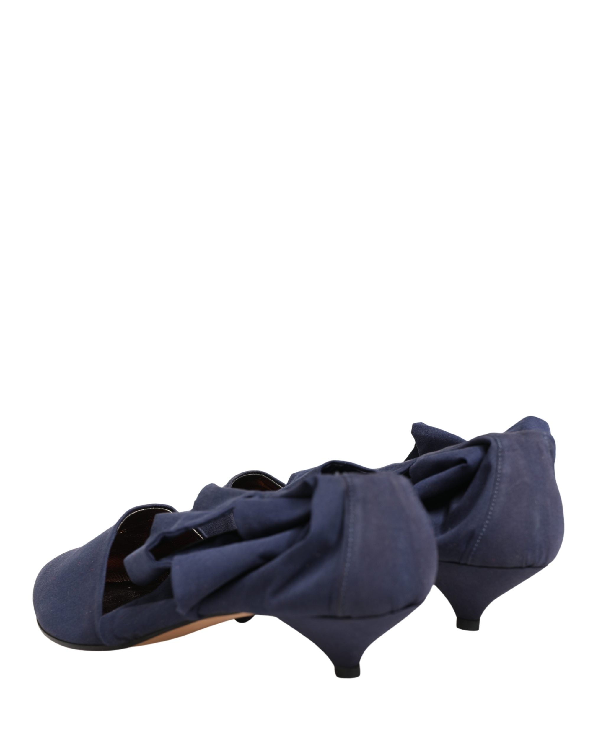 Blue Cotton Ankle Boots Shoes - ventzia