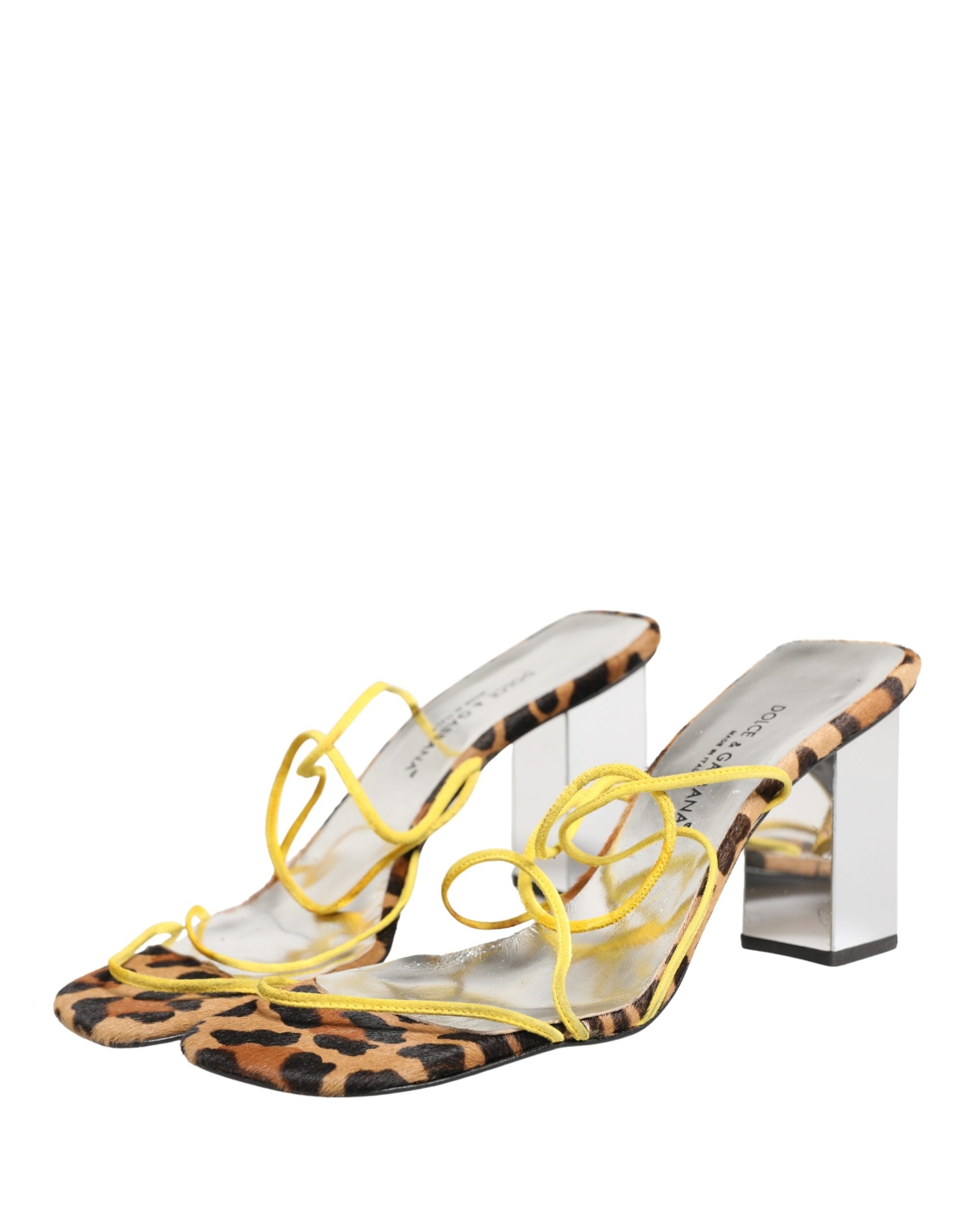 Multicolor Leather Block Heels Sandals Shoes - ventzia