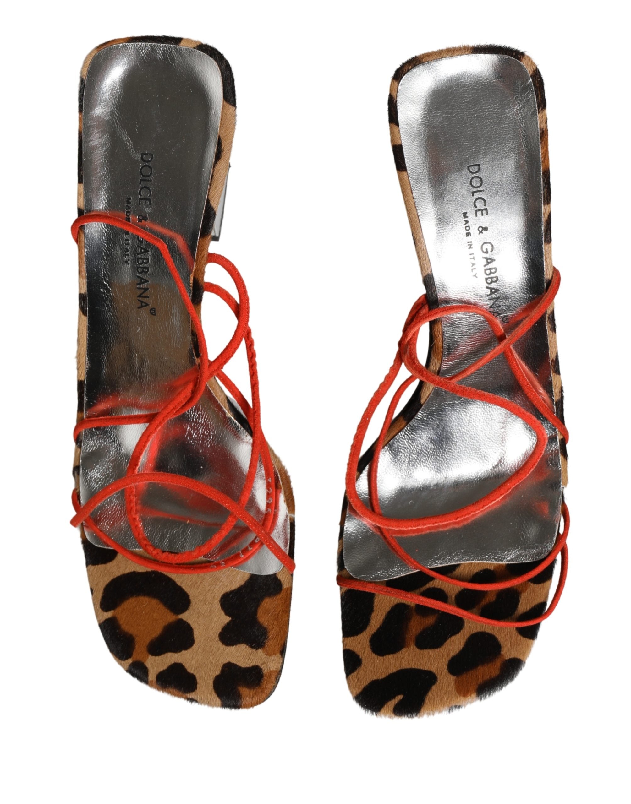 Multicolor Leather Block Heels Sandals Shoes - ventzia
