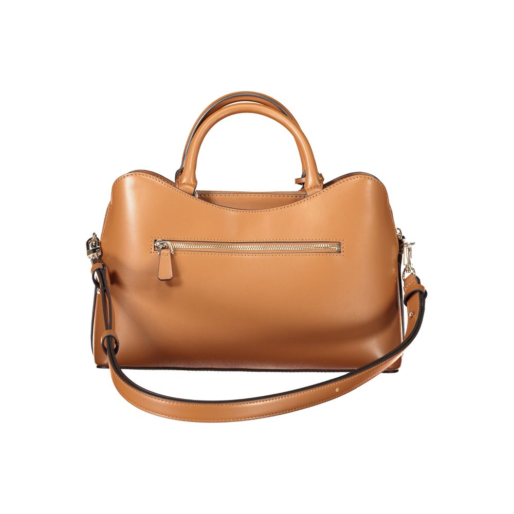 Marrone Poliuretano Women Handbag - ventzia