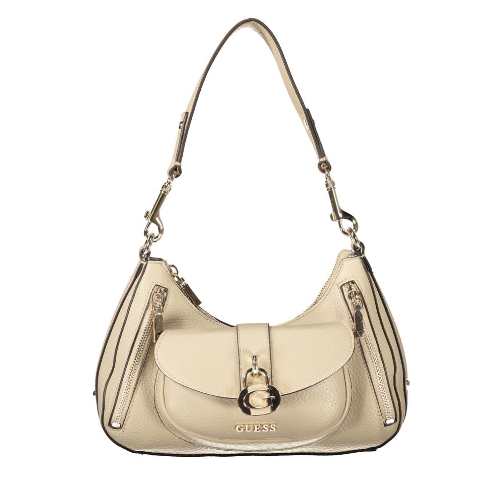 Beige Polyethylene Handbag - ventzia