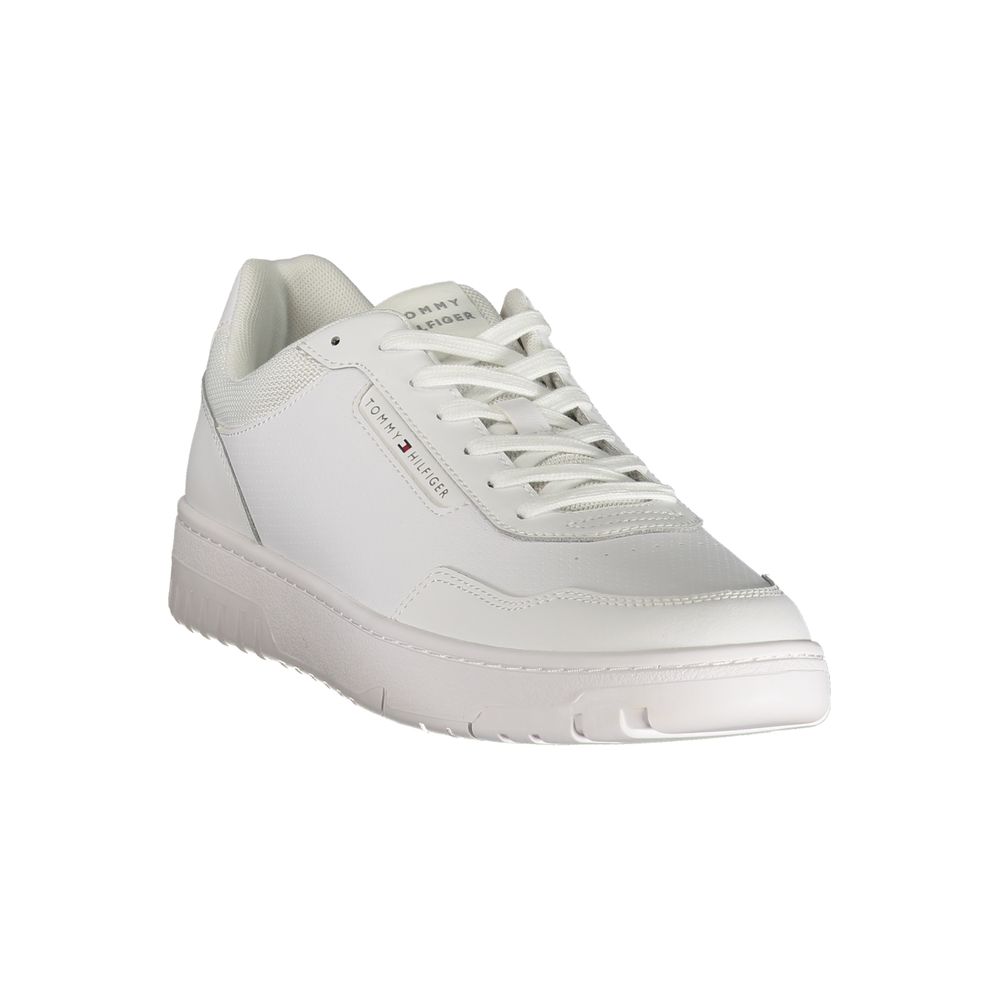 Bianco Poliuretano Uomo Sneaker - ventzia