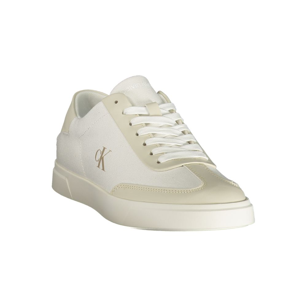 Bianco Polyester Woman Sneaker - ventzia