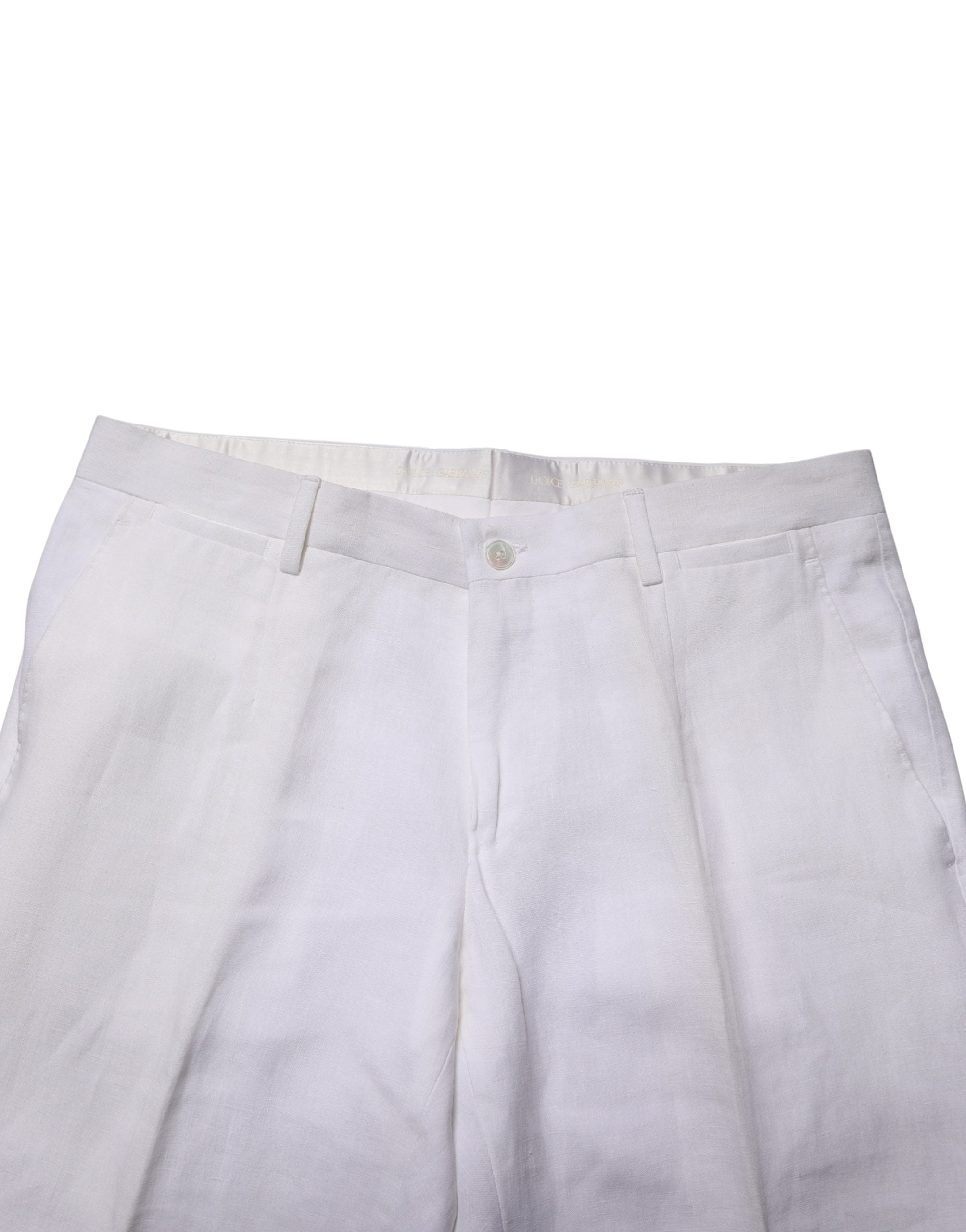 White SARTORIA Linen 2 Piece Men Formal Suit - ventzia