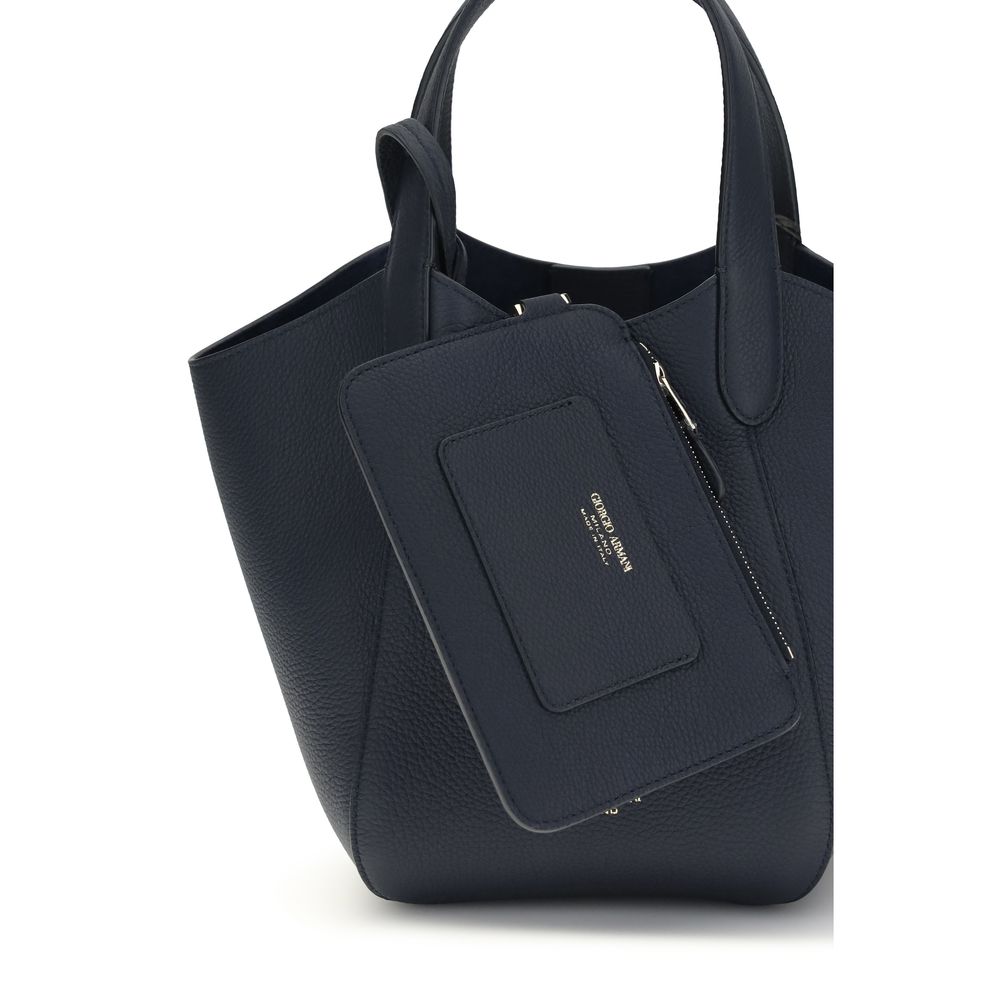 Blue Calf Leather Bos Taurus Handbag - ventzia