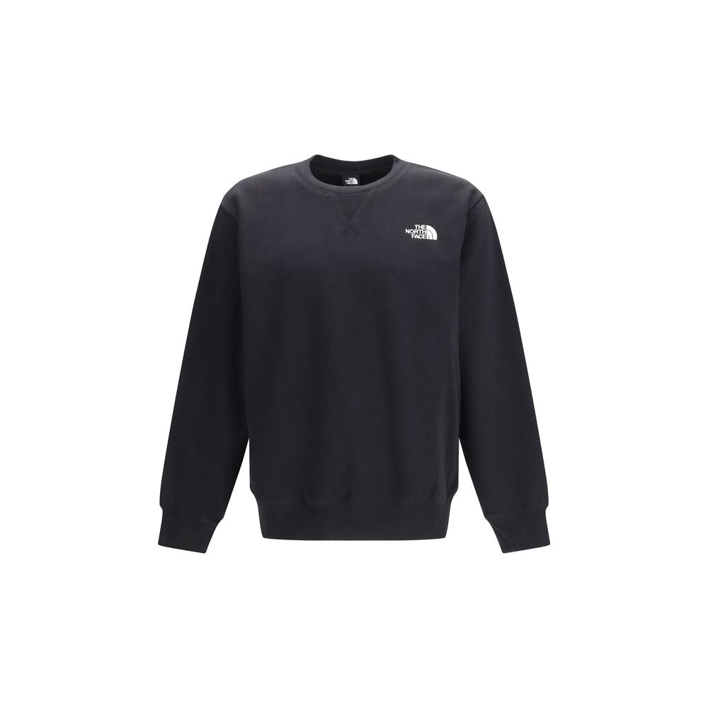 Black Cotton Sweatshirt - ventzia