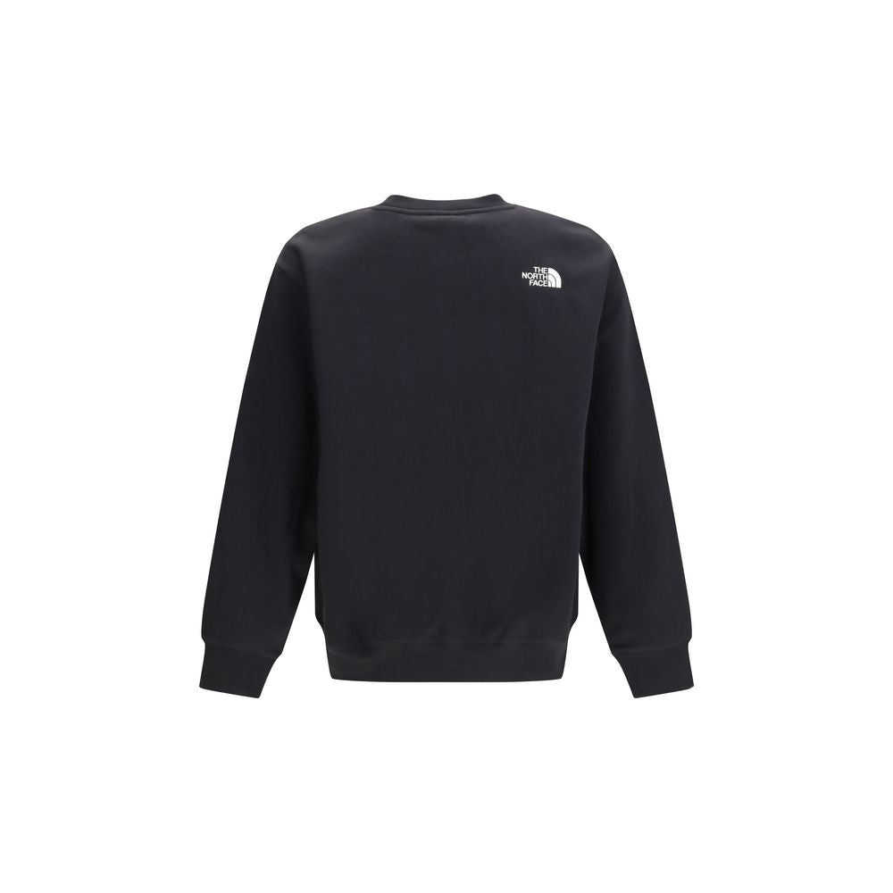 Black Cotton Sweatshirt - ventzia