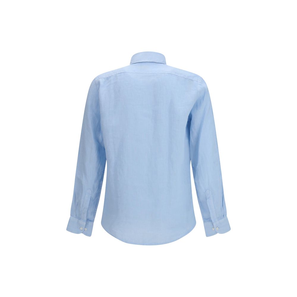 Blue Linen Shirt - ventzia
