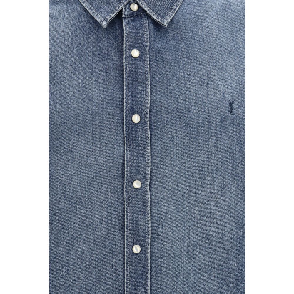 Blue Denim Shirt - ventzia