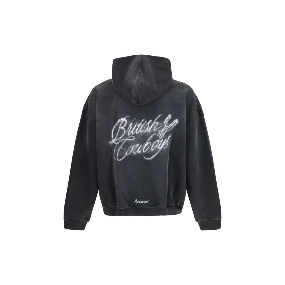 Gray Cotton Sweatshirt - ventzia