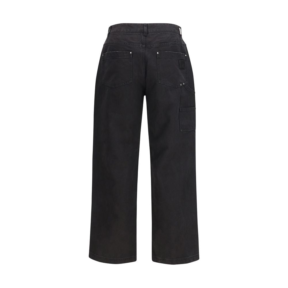 Black Cotton Casual Pants - ventzia