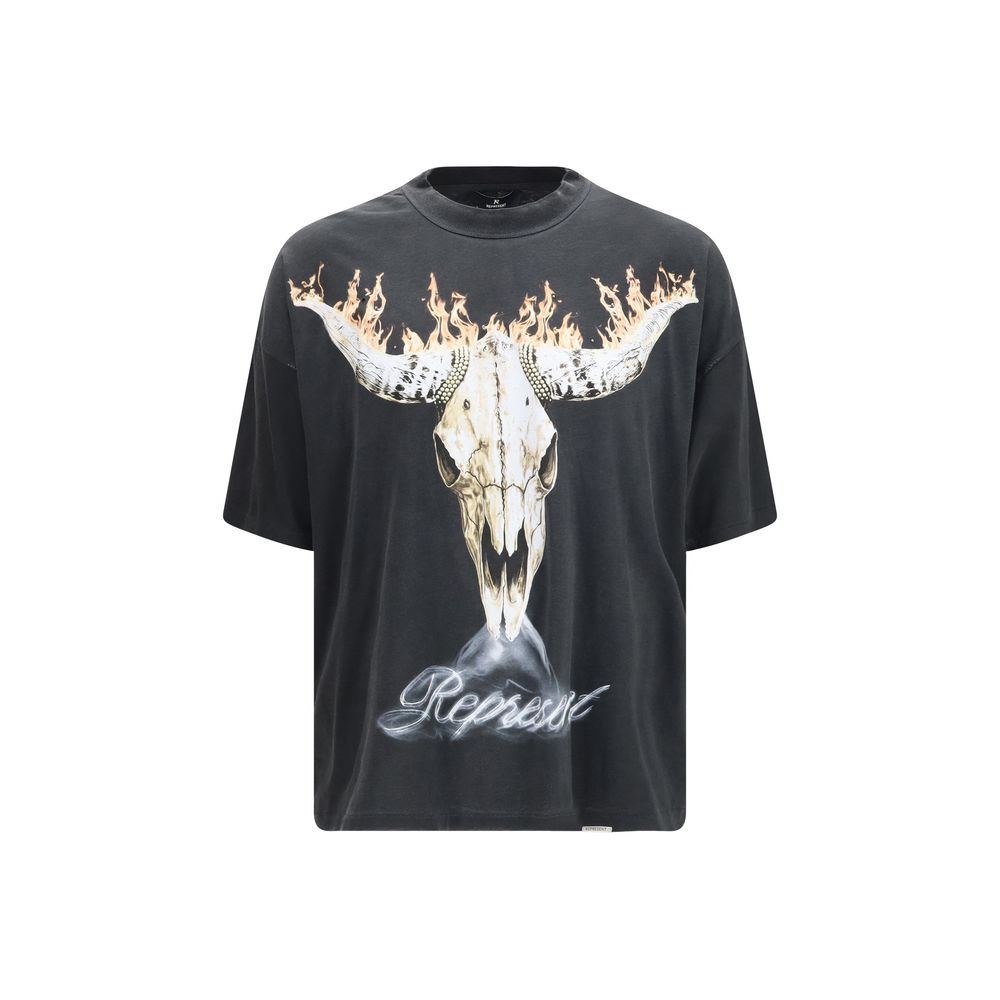 Black Cotton T-Shirt - ventzia