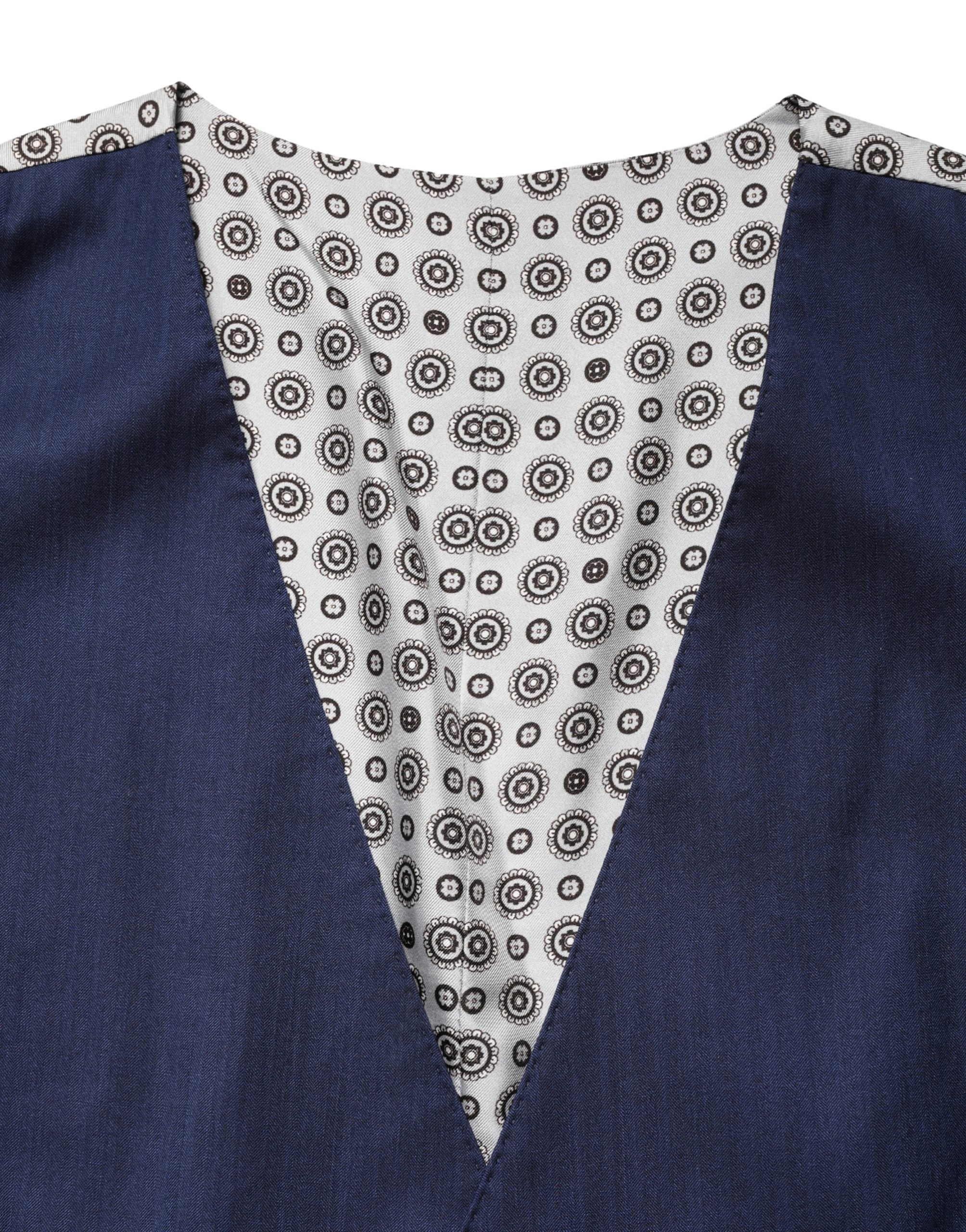 Navy Blue Wool Dress Formal Waistcoat Vest - ventzia