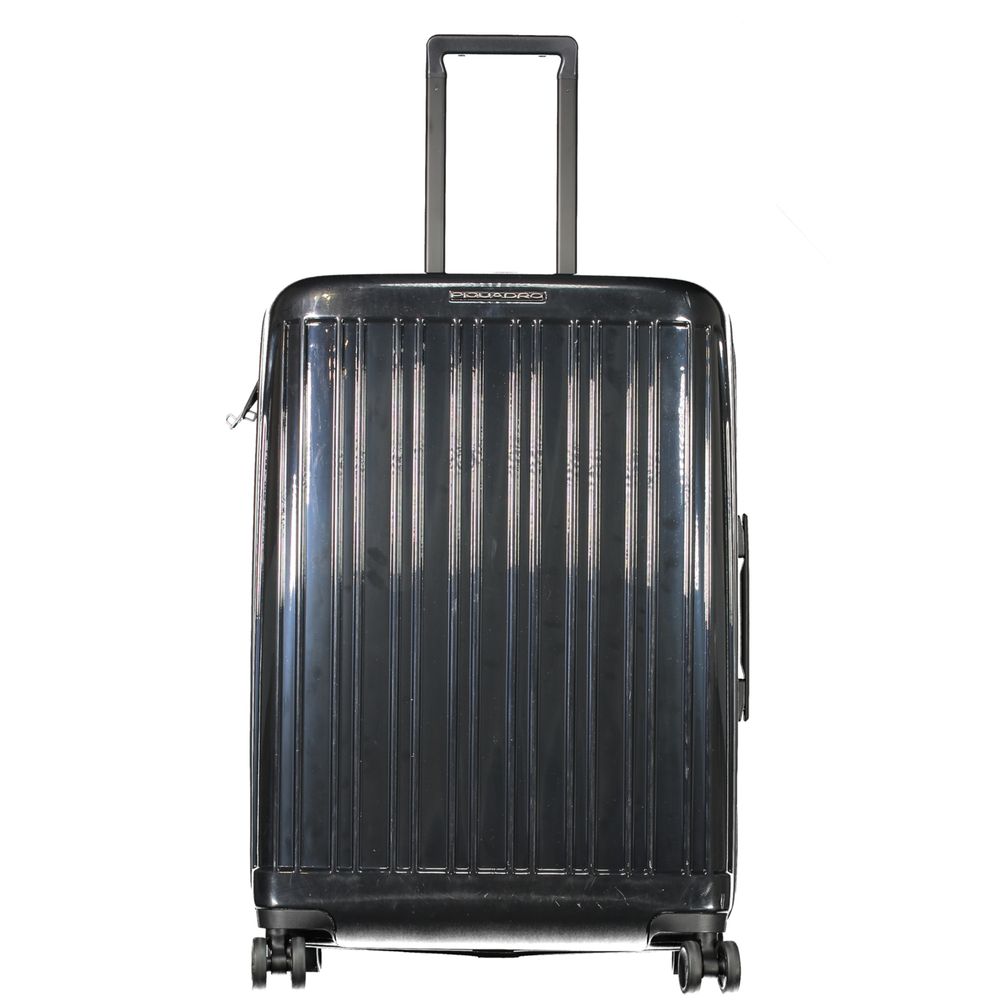 Black Polycarbonate Men's Travel Bag - ventzia