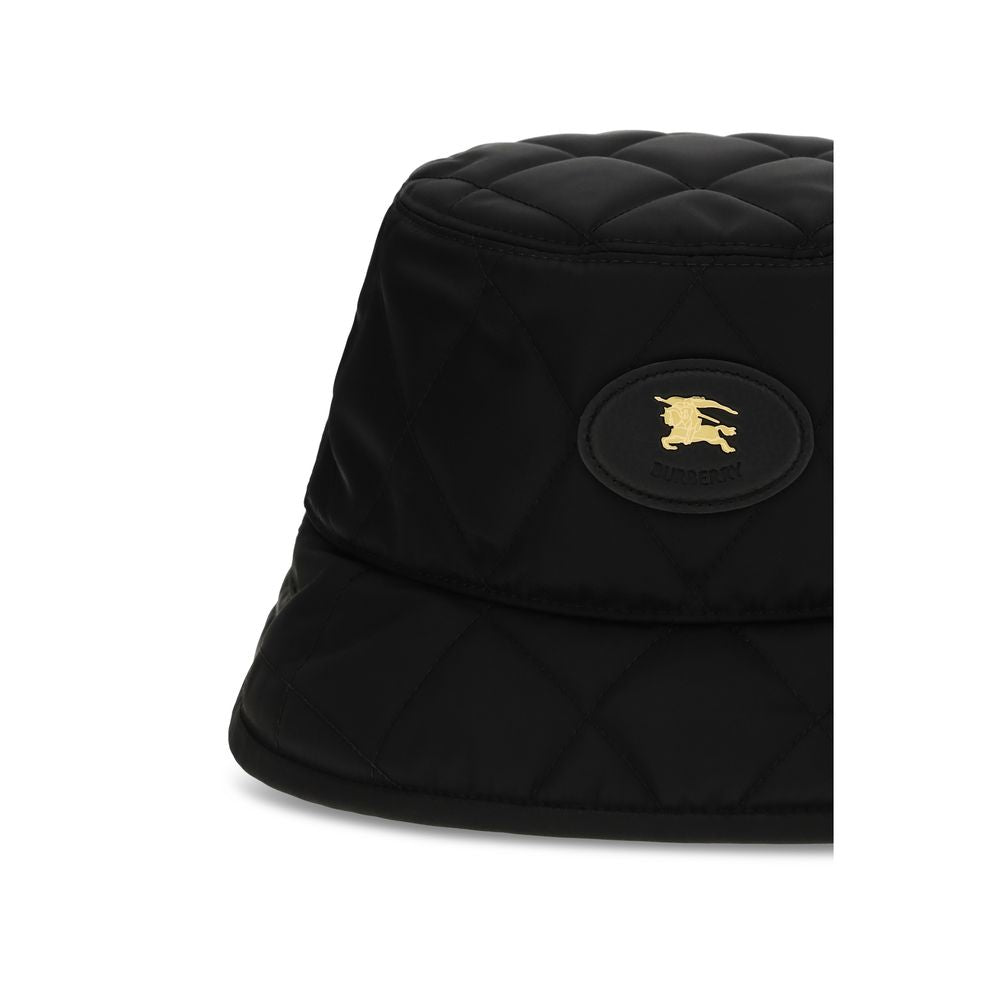 Black Polyamide Bucket Hat - ventzia