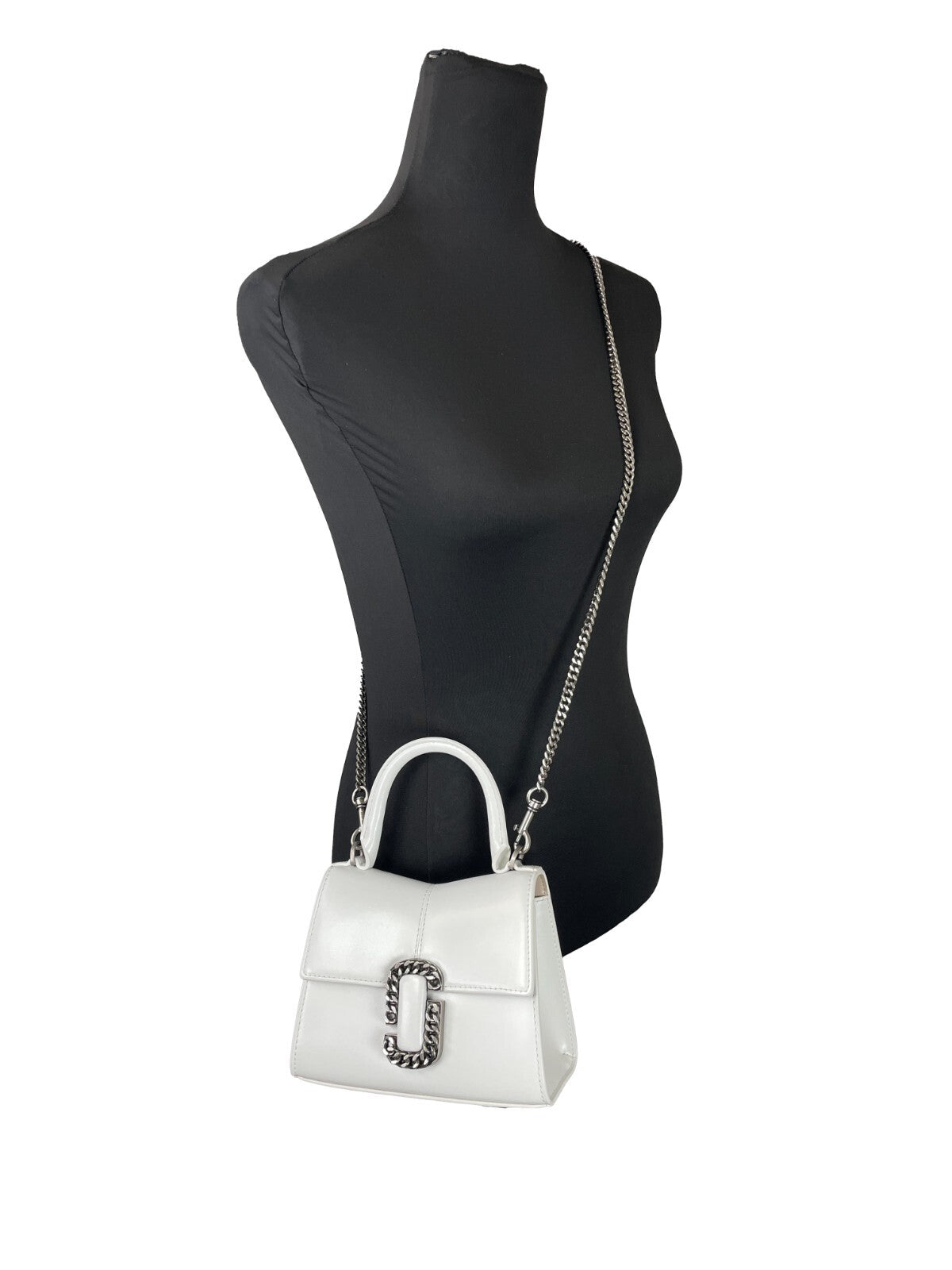 Marc Jacobs The St Marc Mini Top Handle Satchel Crossbody Bag - ventzia
