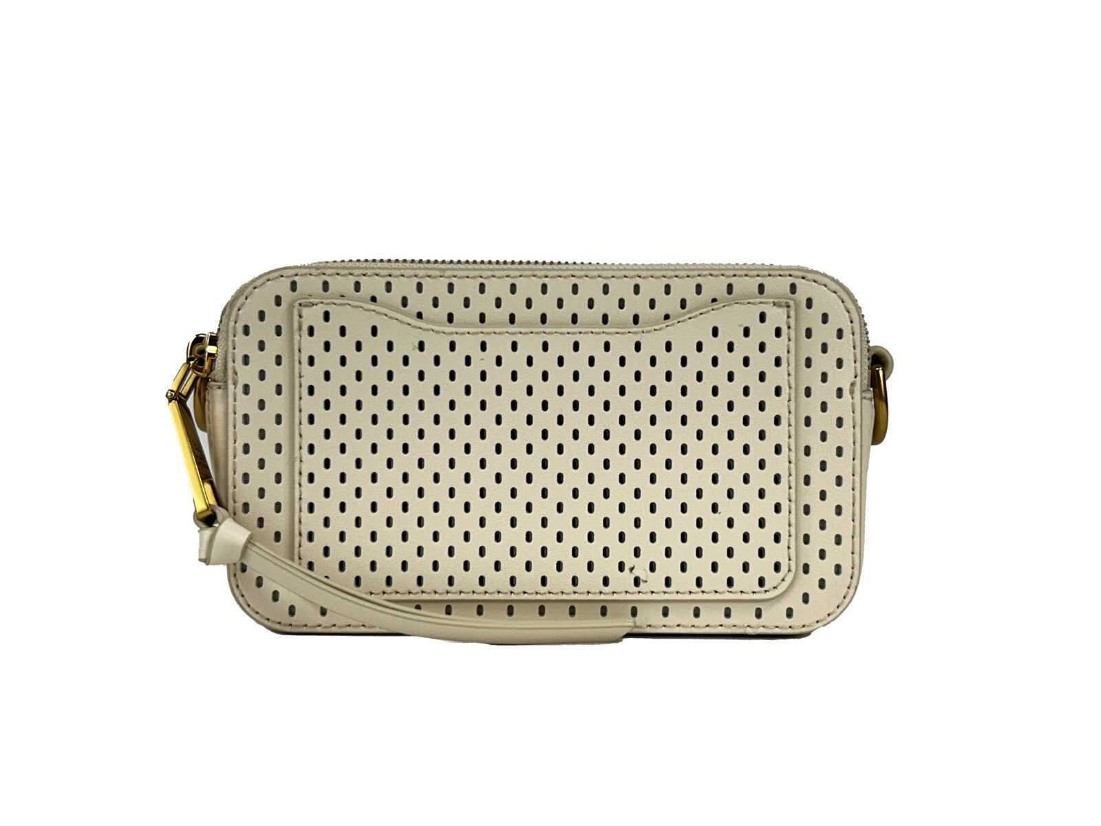 Marc Jacobs The Snapshot Perforated Crossbody Bag - ventzia