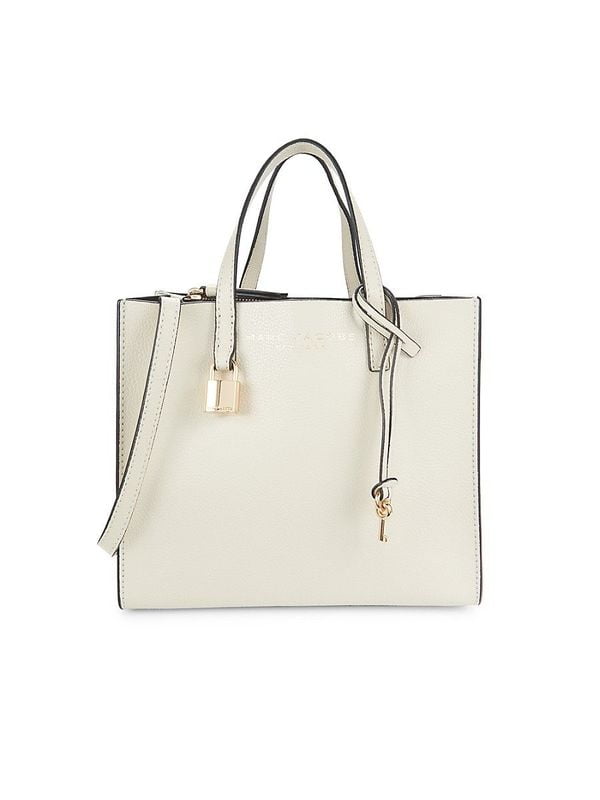 Women'S Mini Pebbled Tote - Marshmallow - ventzia
