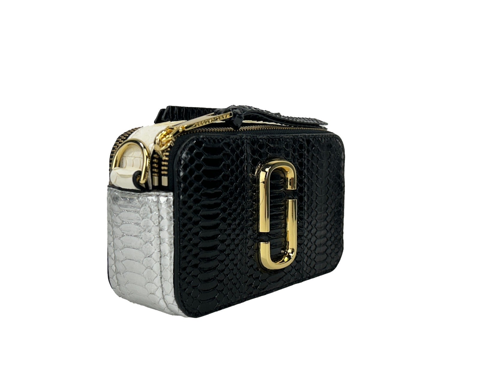Marc Jacobs The Snapshot Snake Skin Crossbody Bag - ventzia