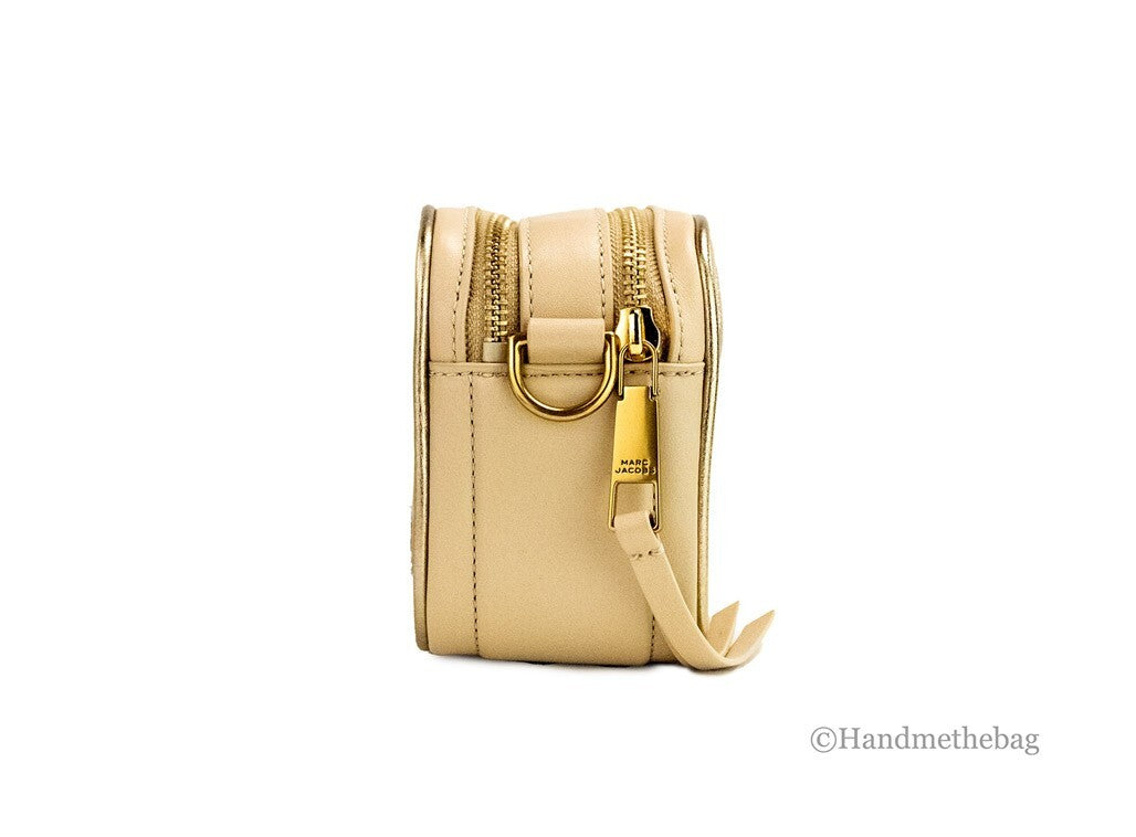 Marc Jacobs The Moto Shot 21 Curds Leather Camera Crossbody Purse Bag - ventzia