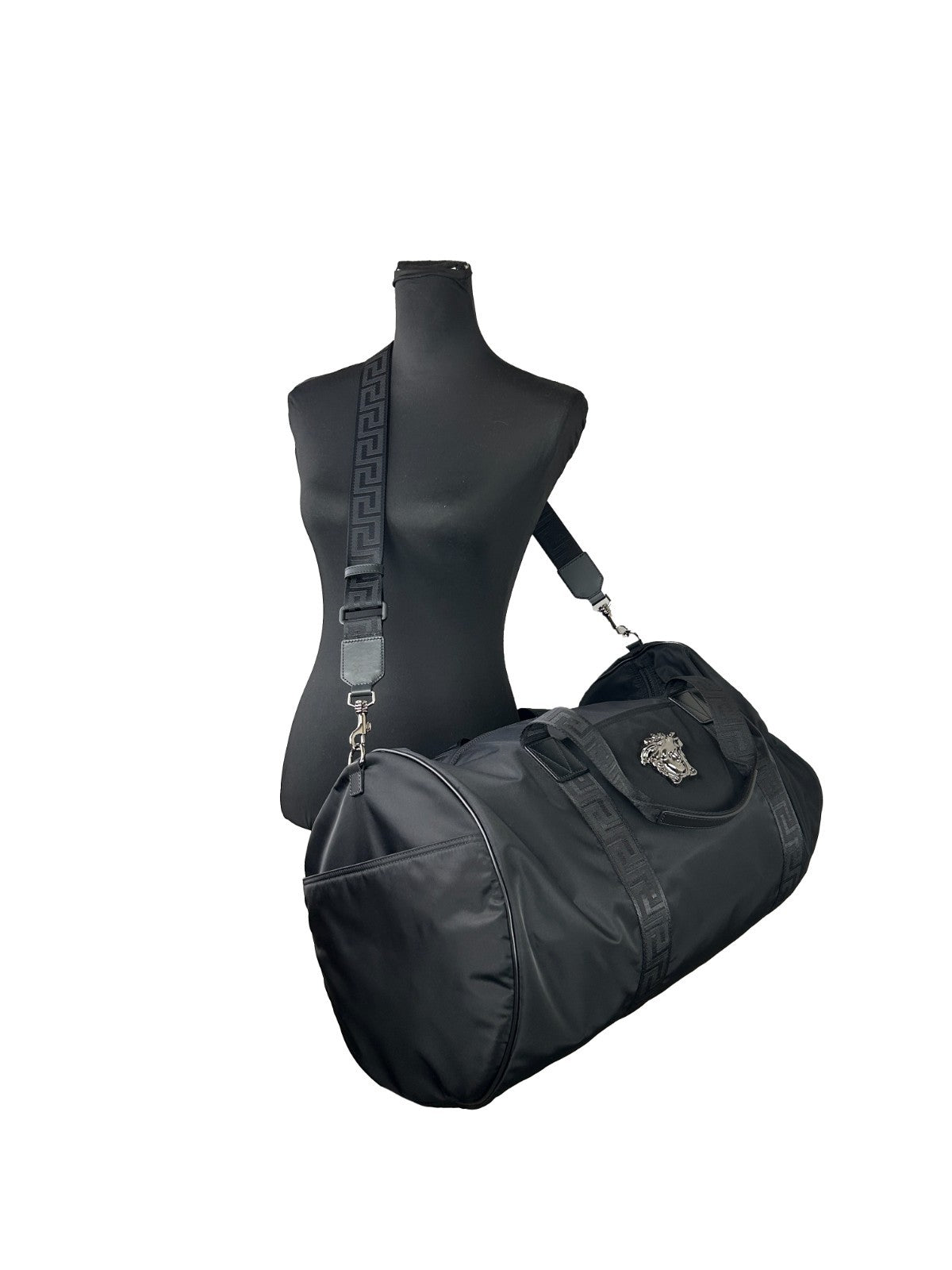 Versace Medusa Large Nylon Duffle Bag - ventzia