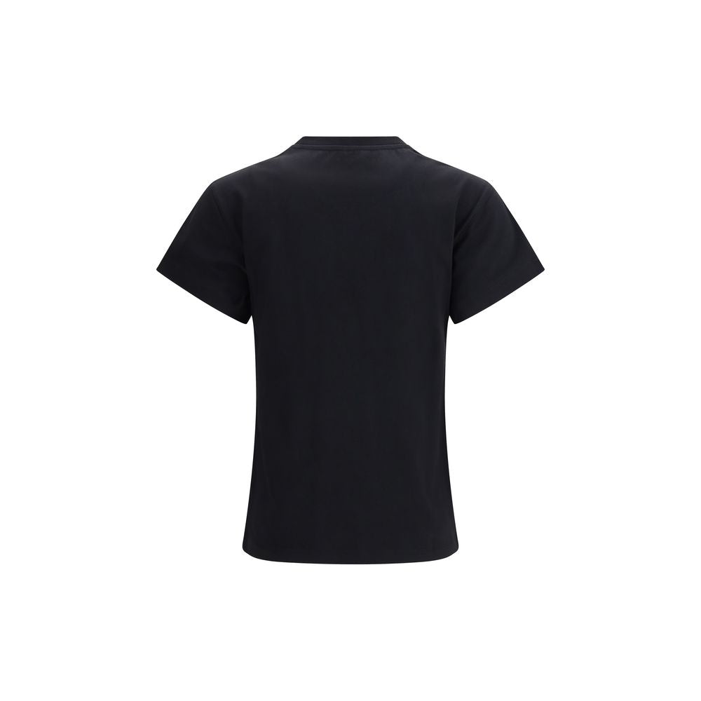 Black Cotton T-Shirt - ventzia