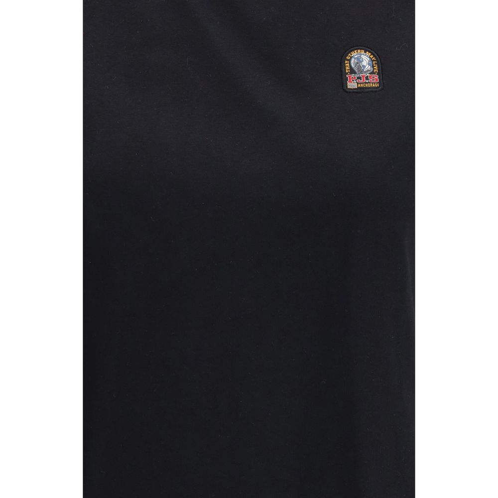 Black Cotton T-Shirt - ventzia