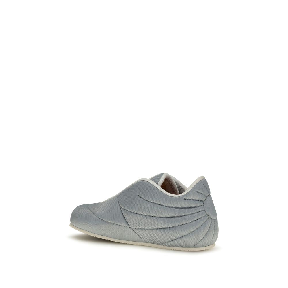 Gray Polyester Sneakers - ventzia