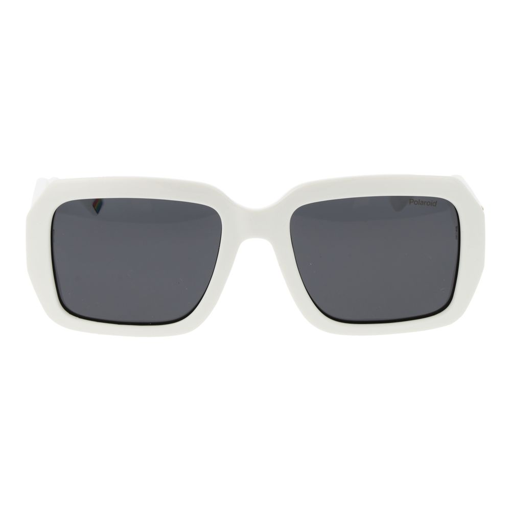 White Plastic Sunglasses - ventzia